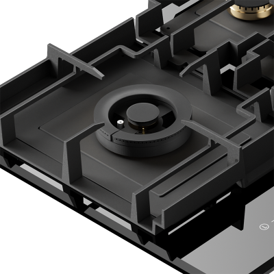 Chinese Gas Hob Manufacturer – OEM/ODM Built‑in 4‑Burner Gas Hob with Timer | B9074(Black)