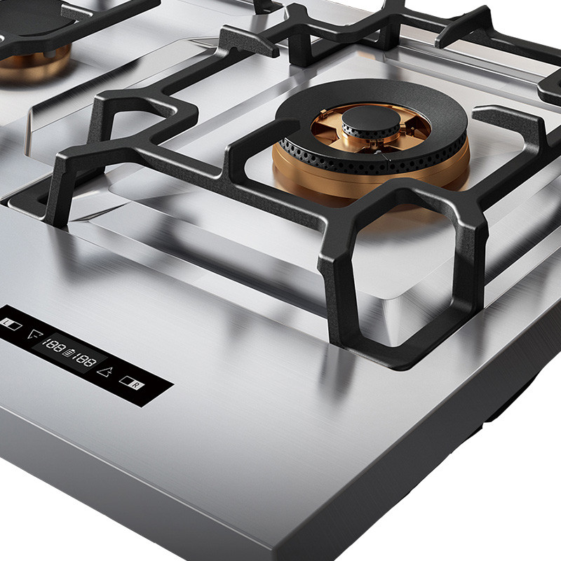 Bousit 3 Burner Stainless Steel Gas Stove JZT-B886A