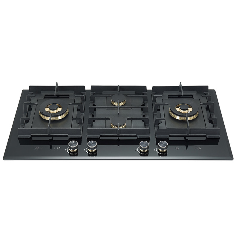 Bousit 4 Burner Tempered Glass Gas Stove B905