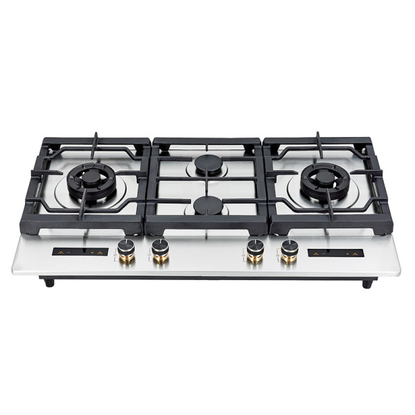 4-Burner Stainless Steel Hob Factory | Bulk Supply Gas Stove | B418-B
