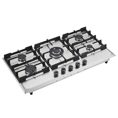 Household 5 Burner Hob for OEM Orders | Household Gas Hob Supply G558
