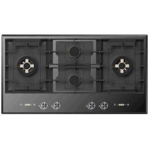 Professional Manufacturer | Household Kitchen Built In 4 Burner Gas Cooker | B9064(Black)