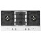 38 inch Household North American | 4 Burners White Tempered Glass Gas Range Stove | B9064(White)