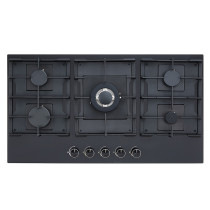 Tempered Glass Hob Bulk Production | 5-Burner Built-in Model | B558