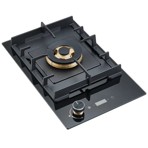 One Burner Wholesale Gas Hob | Tempered Black Glass | Home Cooking Gas Cooktop | ZFD1