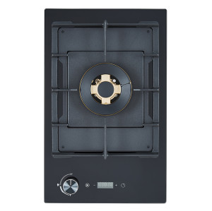 One Burner Wholesale Gas Hob | Tempered Black Glass | Home Cooking Gas Cooktop | JZY-ZFD1