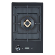 One Burner Wholesale Gas Hob | Tempered Black Glass | Home Cooking Gas Cooktop | ZFD1