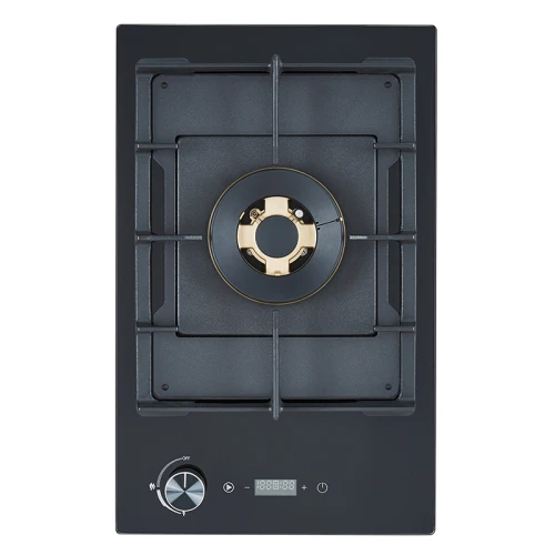 One Burner Wholesale Gas Hob | Tempered Black Glass | Home Cooking Gas Cooktop | ZFD1
