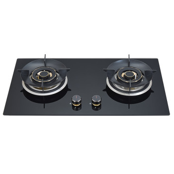 kitchen Cooking 2 Burner Gas Stove | Glass Panel Stove | Glass Cooking Stove | B350