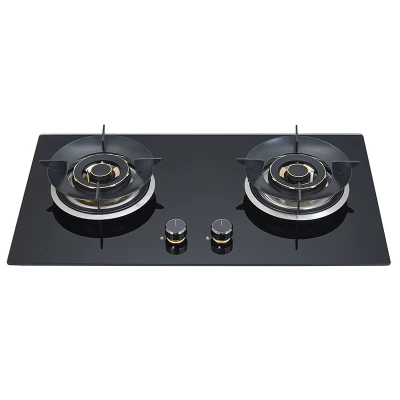 kitchen Cooking 2 Burner Gas Stove | Glass Panel Stove | Glass Cooking Stove | B350