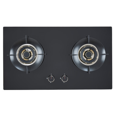 kitchen Cooking 2 Burner Gas Stove | Glass Panel Stove | Glass Cooking Stove | B350 | MOQ Required