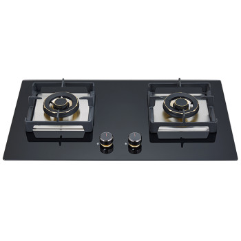 2 Burner Gas Cook Stove | Glass Panel Stove | Table Gas Stove Wholesaler | B351