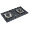 2 Burner Gas Cook Stove | Glass Panel Stove | Table Gas Stove Wholesaler | B351