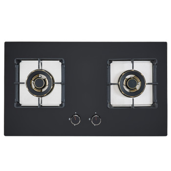 2 Burner Gas Cook Stove | Glass Panel Stove | Table Gas Stove Wholesaler | B351 | MOQ Required