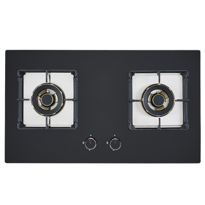 2 Burner Gas Cook Stove | Glass Panel Stove | Table Gas Stove Wholesaler | B351 | MOQ Required