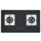 2 Burner Gas Cook Stove | Glass Panel Stove | Table Gas Stove Wholesaler | B351