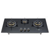Wholesale Built-in 3 Gas Glass Stove Top | Custom Gas Stove Factory | B706(with Timer)