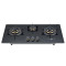 Wholesale Built-in 3 Gas Glass Stove Top | Custom Gas Stove Factory | B706(with Timer)