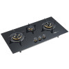 Wholesale Built-in 3 Gas Glass Stove Top | Custom Gas Stove Factory | B706(with Timer)