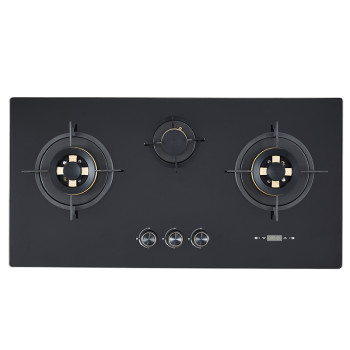 Wholesale Built-in 3 Gas Glass Stove Top | Custom Gas Stove Factory | B706(with Timer)