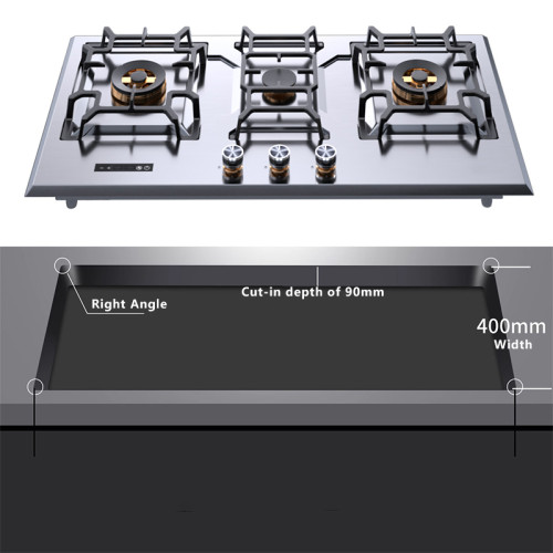 Fabricación de cocinas a gas de 3 quemadores | Proveedor de cocinas a gas | Fabricante de cocinas a gas | JZT-B886A