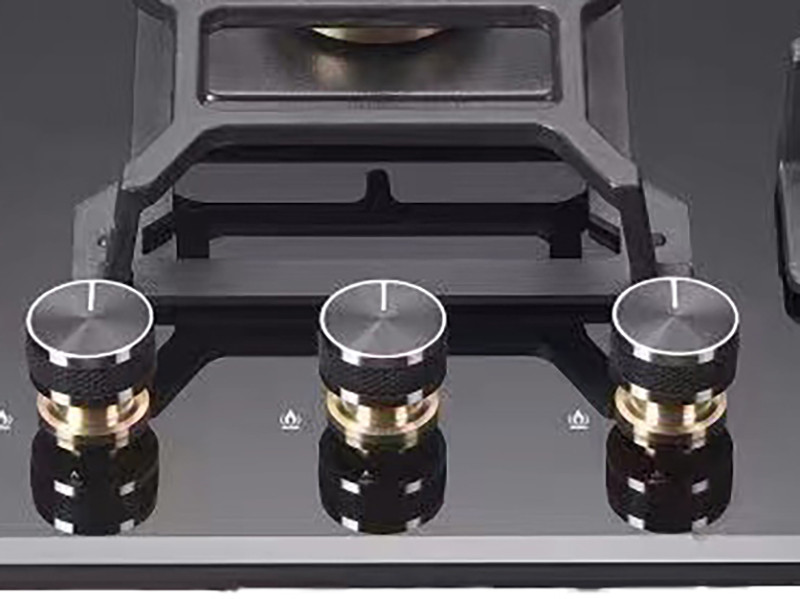 Bousit 3 Burner Tempered Glass Gas Stove B889D