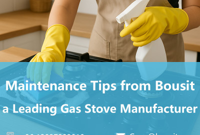 Gas Stove Maintenance Tips from Bousit, a Leading Gas Stove Manufacturer