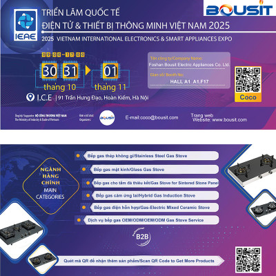 Join Bousit at IEAE 2025 in Hanoi: B2B Solutions for Premium Gas Stoves