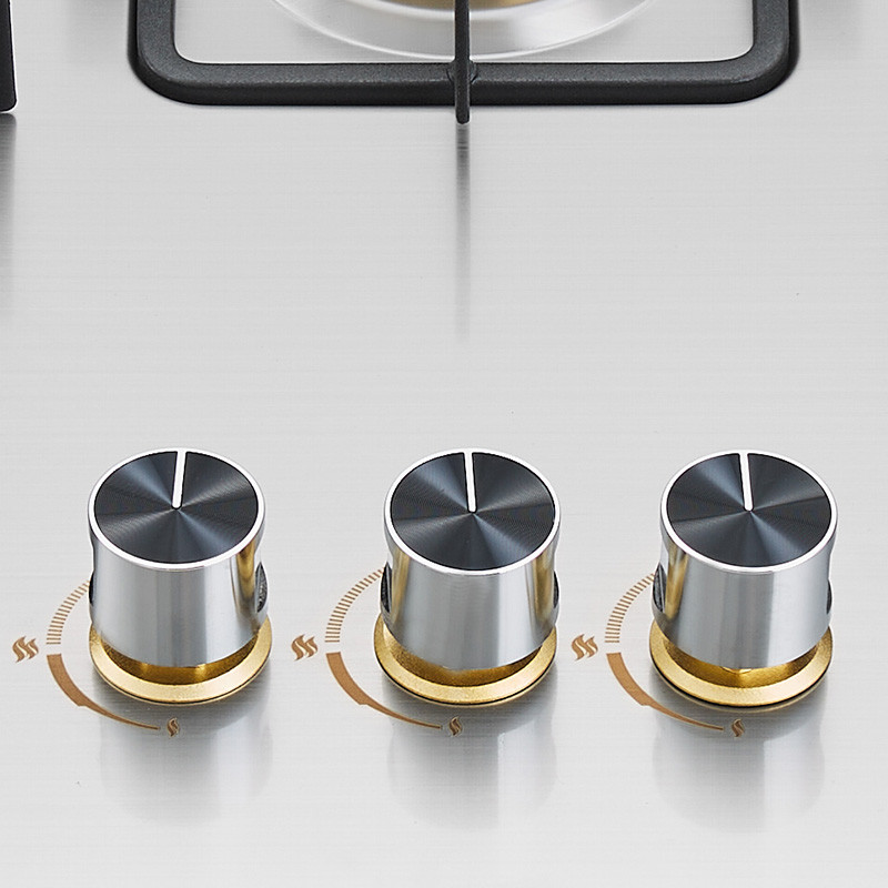 Metal knob of Bousit 3 Burner Stainless Steel Gas Stove G390