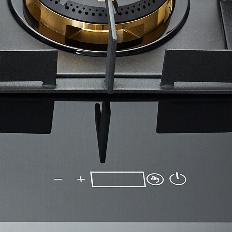Built-in timer of Bousit 3 Burner Tempered Glass Gas Stove B388