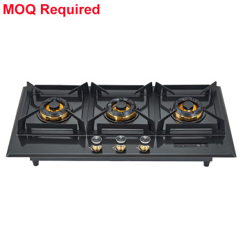 Black Stainless Steel Gas Stove Wholesaler | G387(Black) | MOQ Required