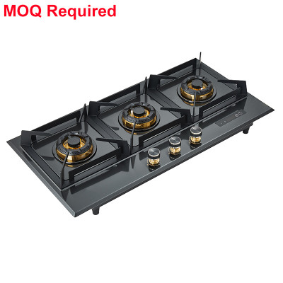 Black Stainless Steel Gas Stove Wholesaler | G387(Black) | MOQ Required