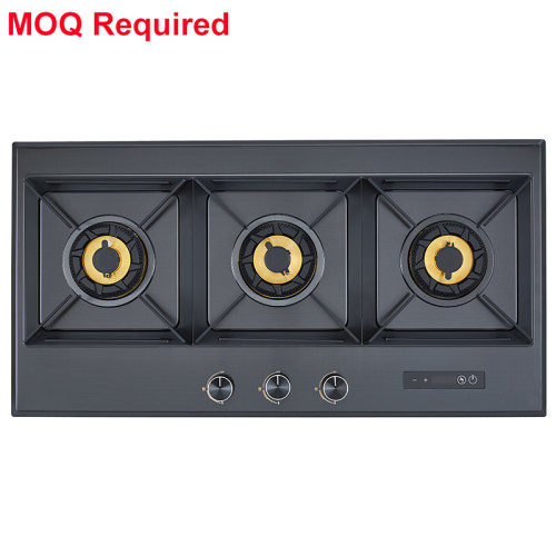 Black Stainless Steel Gas Stove Wholesaler | G387(Black) | MOQ Required