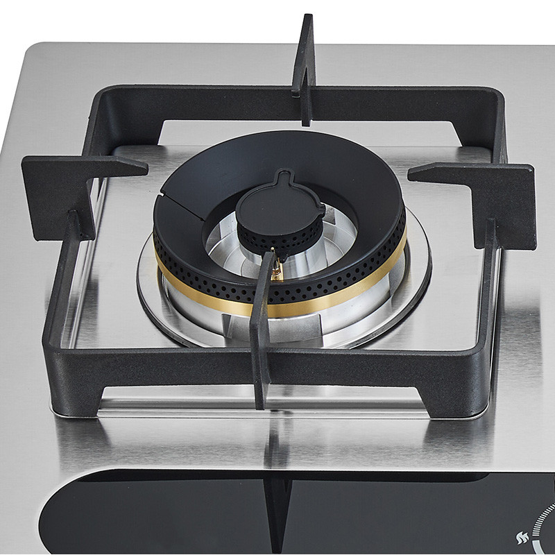 Aluminum Burner of Bousit 3 Burner Stainless Steel Gas Stove G393
