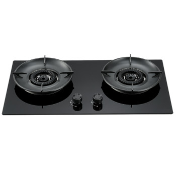 2 Burner Gas Hob Manufacturer | High Efficiency NG/LPG Cooktop | B213
