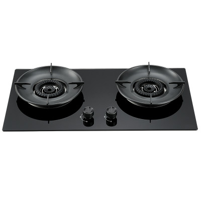 OEM 2 Burner Built-in Glass Gas Hob Manufacturer | High Efficiency NG/LPG Cooktop