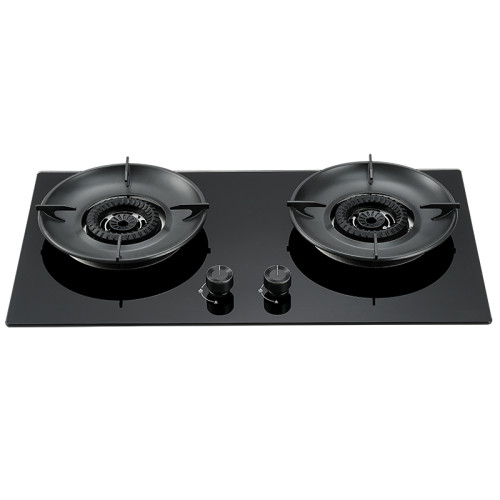 OEM 2 Burner Built-in Glass Gas Hob Manufacturer | High Efficiency NG/LPG Cooktop