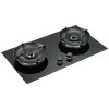 2 Burner Black Glass Gas Stove OEM Manufacturer | 5.2kW High Power | B370