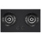 2 Burner Black Glass Gas Stove OEM Manufacturer | 5.2kW High Power | B370