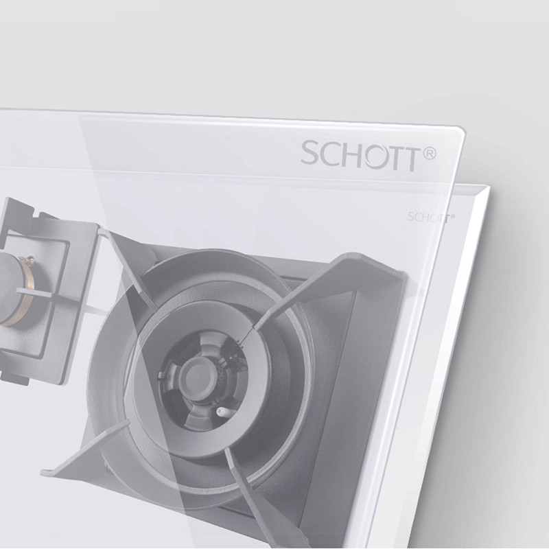 SCHOTT Tempered Glass Panel of Bousit Custom Gas Stove