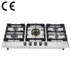 5-Burner built-in hob supplier | Cast Iron Stainless Stove OEM | G955