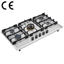 5-Burner built-in hob supplier | Cast Iron Stainless Stove OEM |  G955