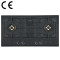 4 Burner Gas Stove with Timer | CE Certified Built-in Black Glass Gas Hob | B905