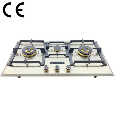 CE Certified 36 inch Stainless Steel Gas Stove Wholesaler | with Built-in Timer | B15