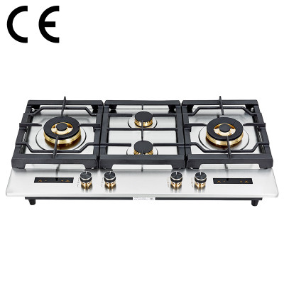 Bulk Gas Hob Procurement | CE Certified 4-Burner Household Hob Supplier | B418