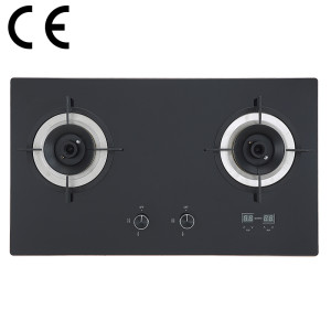 Double Burner Gas Cooker with Safety Device | CE Certified Gas hob Supplier | BA608D
