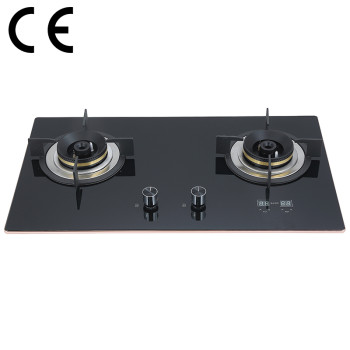 Double Burner Gas Cooker with Safety Device | CE Certified Gas hob Supplier | BA608D
