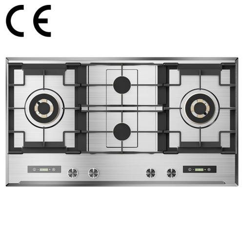 CE Certified 4 Burner Stainless Steel Gas Stove Manufacturer | Built-in Cooktop G9064