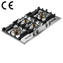 CE Certified 4 Burner Stainless Steel Gas Stove Manufacturer | Built-in Cooktop G9064