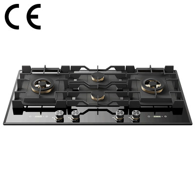 Professional Cecetified Gas Hob Manufacturer | Built In 4 Burner Gas Cooker | B9064(Black)